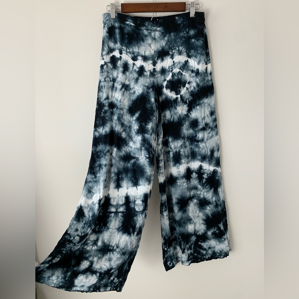 Young Fabulous and Broke Tie Dye Wide Leg Flowy Pants